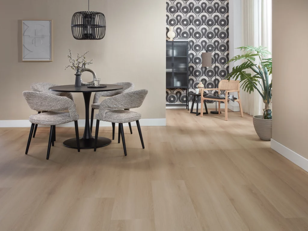 Floer Landhuis Plak PVC vloer Lichtbruine Eik woonkamer 4
