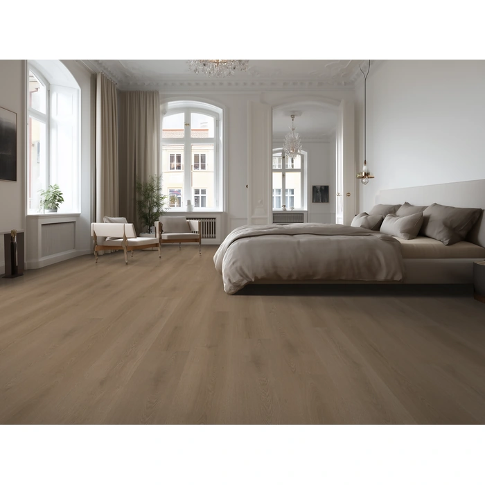 belakos-puro-420-pvc-xl-plank-sfeerfoto Belakos Puro 420 PVC vloer met rechte XL-planken in een interieur